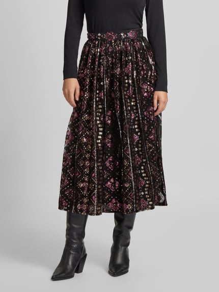 ba&sh Midirock mit Paillettnbesatz Modelll 'PIPPA' Black 4