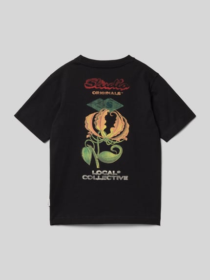JACK & JONES T-shirt met ronde hals, model 'ORRETIRO' Zwart - 3