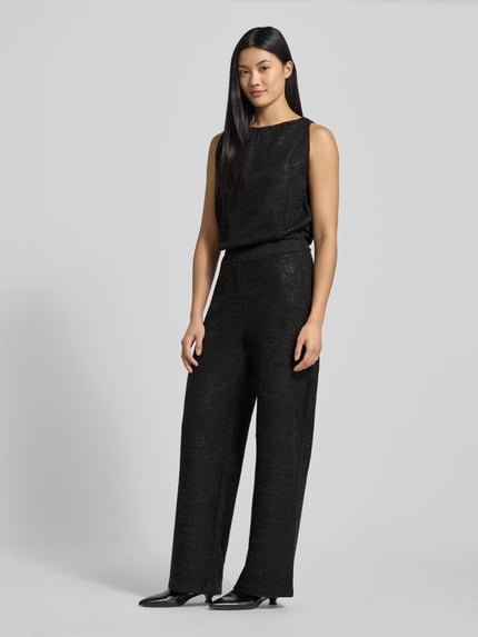 ICHI Regular fit jumpsuit met viscose, model 'Kate' Zwart - 1