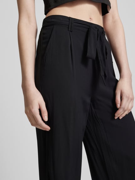 ONLY Stoffhose mit Taillengürtel Modell 'NOVA LIFE' Black 3