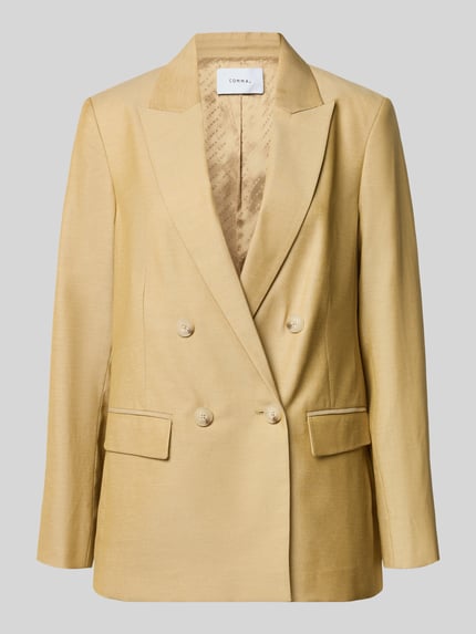 Blazer mit Leinen-Anteil und Pattentaschen Shop The Look MANNEQUINE