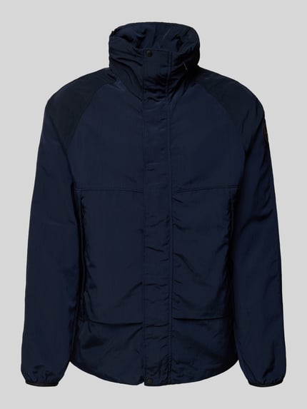 Napapijri Jack met opstaande kraag, model 'BISENZIO' Marineblauw - 2