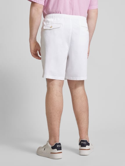 Polo Ralph Lauren Big & Tall PLUS SIZE Shorts in unifarbenem Design Weiss 5