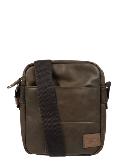 camel active Umhängetasche in Leder-Optik Mittelbraun 1