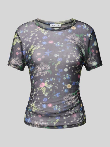 EDITED T-Shirt mit Rundhalsausschnitt Modell 'Lissy' Black 2