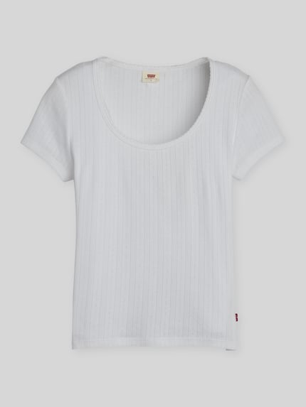 Levi's® Regular Fit T-Shirt aus reiner Baumwolle Weiss 2