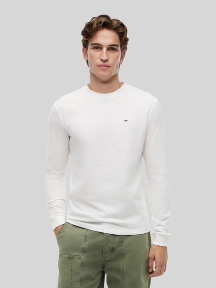 Tommy Jeans regular fit shirts met lange mouwen van puur katoen in set van 2 Offwhite - 4