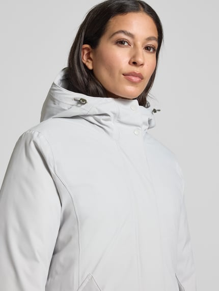 camel active Parka mit Kapuze und Eingrifftaschen Offwhite 3