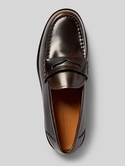 Vagabond Slipper aus Rindsleder Modell 'LINN' Dunkelbraun 3