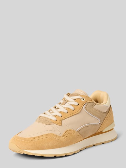Productfoto, Sneaker met logo-detail model 'City' van HOFF, beige tinten, afgeronde pasvorm, profielzool, dames fit, vetersluiting