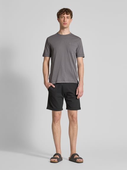 Marc O'Polo Regular Fit T-Shirt aus reiner Baumwolle Graphit 1