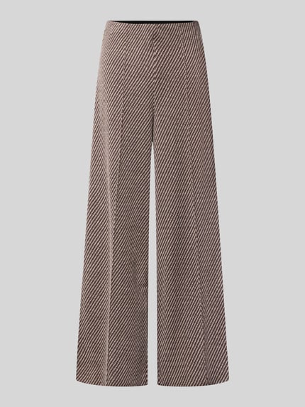 wide fit broek met viscose, model 'Kate' Shop The Look MANNEQUINE