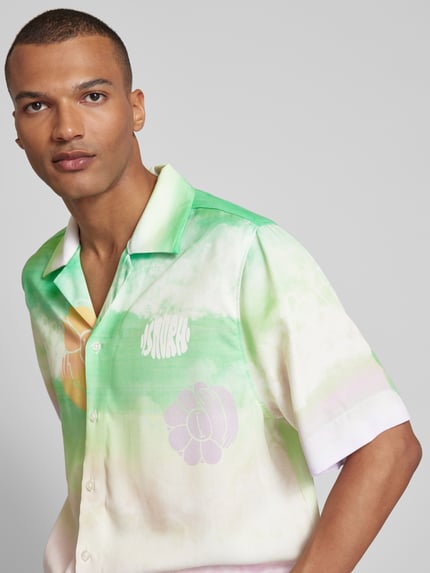 ISNURH Vrijetijdsoverhemd met reverskraag Offwhite - 3