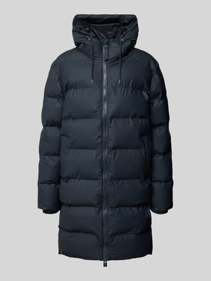 Rains Steppjacke mit Zweiwege-Reißverschluss Modell 'Alta' Marine 1