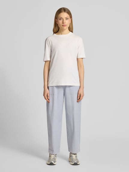 Marc O'Polo barrel fit broek van katoenmix Lichtblauw - 1
