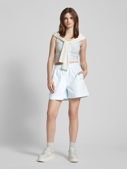 The North Face Regular Fit Shorts mit Label-Stitching Hellblau 1