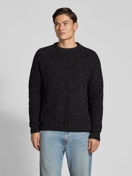ARMEDANGELS Regular Fit Pullover aus Baumwoll-Woll-Mix Modell 'KIAANO' Black 4