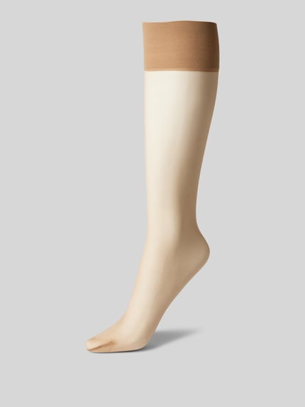 FALKE 20 DEN Feinkniestrümpfe in matter Optik Sand 1