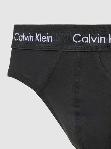 Calvin Klein Underwear Slip mit elastischem Logo-Bund im 5er-Pack Black 2