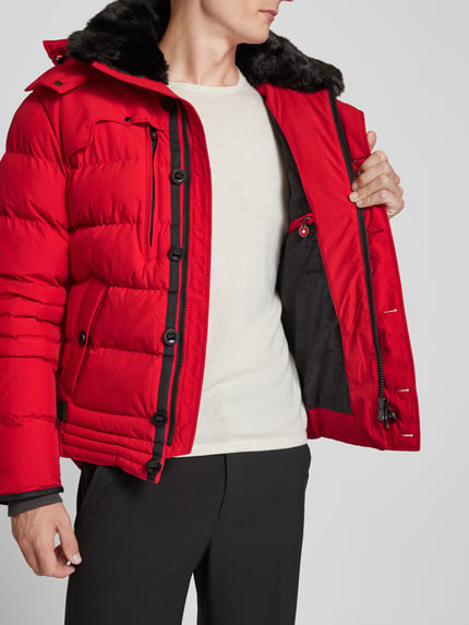 Wellensteyn Kurtka pikowana o kroju regular fit z grubym watowaniem model ‘STARSTREAM’ Czerwony 7