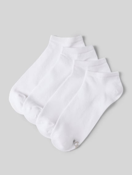 s.Oliver RED LABEL Socken aus Baumwoll-Mix in 4er Pack Weiss 1