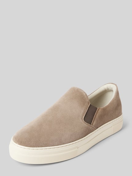 Selected Sneaker mit elastischem Einsatz Modell 'DAVID' Beige 1