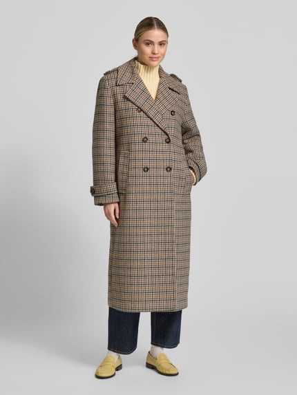 Style Icon Collection Oversized Trenchcoat aus Woll-Mix - curated by Maja Weyhe Camel 4