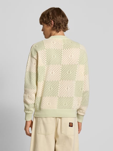 BLKVIS Strickpullover mit Lochmuster Offwhite 5