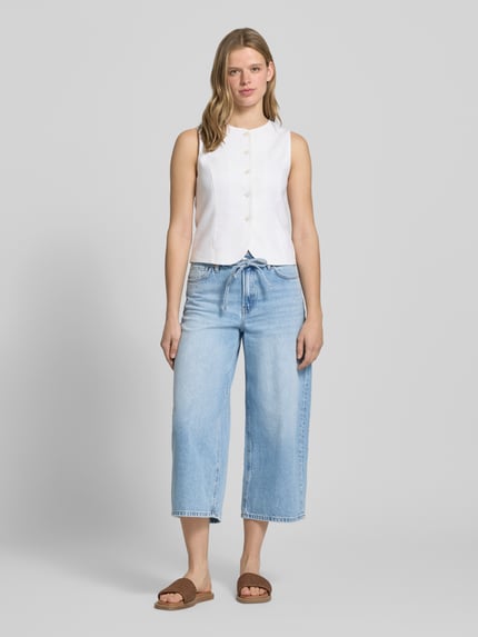 ONLY regular fit culotte van puur katoen model 'GIANNA' Jeansblauw - 1