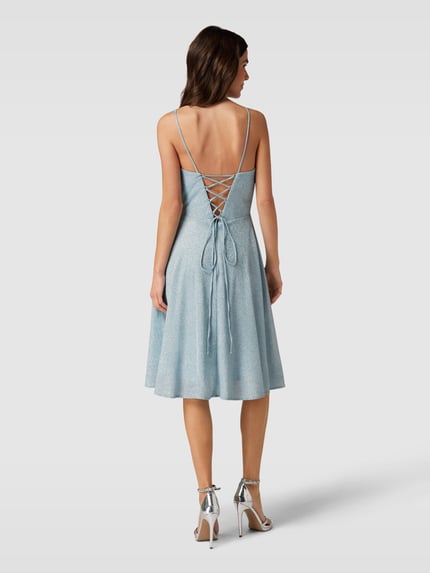 LUXUAR FASHION Cocktailkleid mit Effektgarn Mint 5