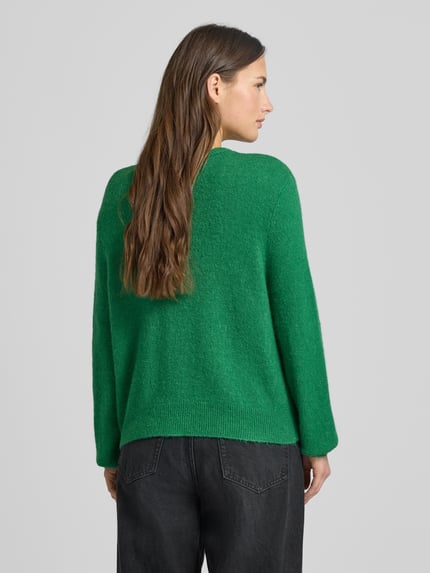 b.young Strickjacke mit Knopfleiste Modell 'NIMMA' Gruen 5