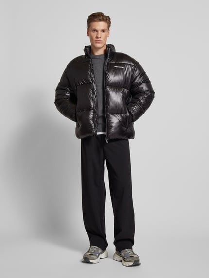 PEGADOR Steppjacke mit Label-Stitching Modell 'SOLIN' Black 1