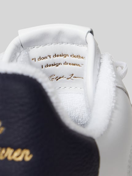 Polo Ralph Lauren sneakers van echt leer Wit - 5