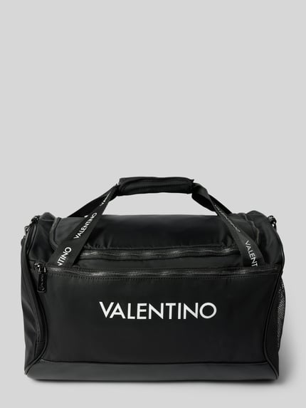 Valentino Bags Weekender mit Label-Print Black 1