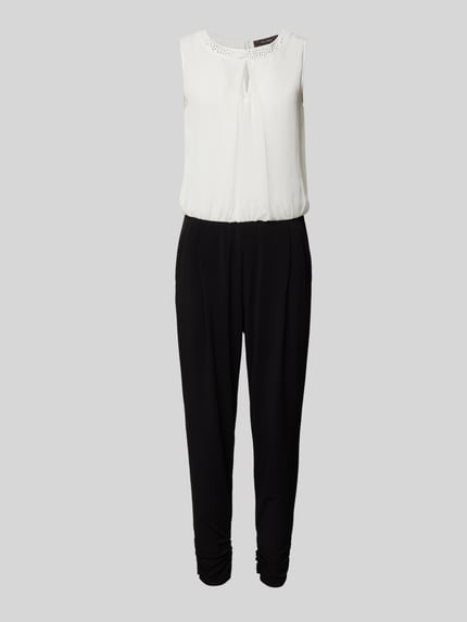 Vera Mont Jumpsuit met strass-steentjes Zwart - 2