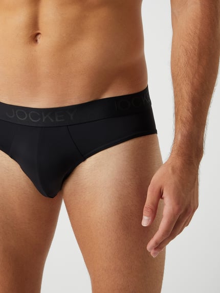 Jockey Slip van microvezel in een set van 2 Zwart - 2