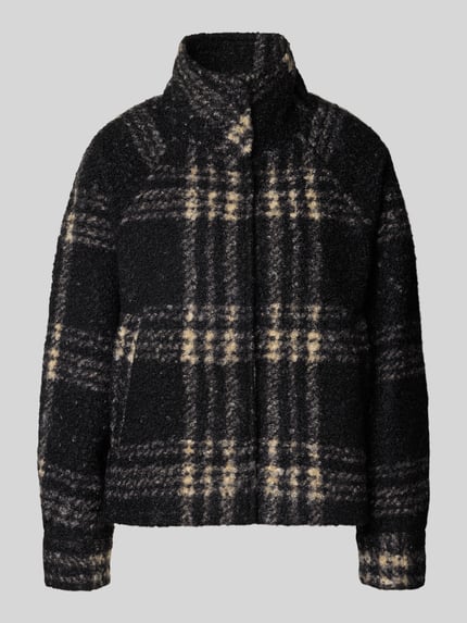 Soyaconcept Kurzmantel mit hohem Stehkragen Modell 'SC-GISA 1' Black 2
