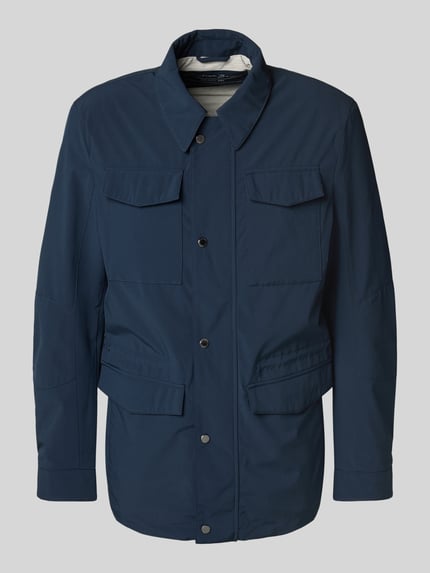 Christian Berg Men Parka mit Pattentaschen Marine 2