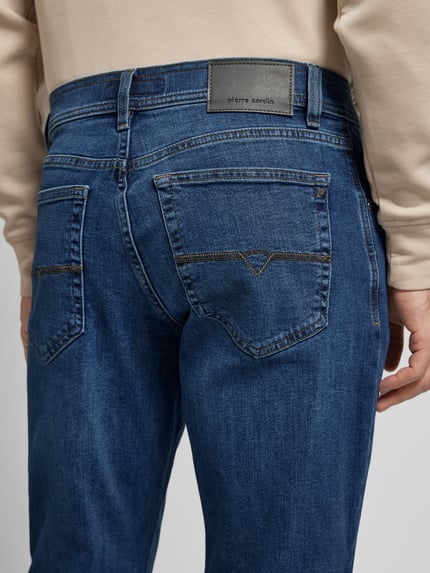 Pierre Cardin regular fit jeans met 5-pocketdesign model 'Dijon' Jeansblauw - 3