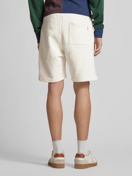 ONLY & SONS Regular Fit Sweatshorts mit fixierten Bügelfalten Offwhite 5