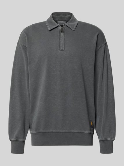 Sweatshirt mit Polokragen Shop The Look MANNEQUINE
