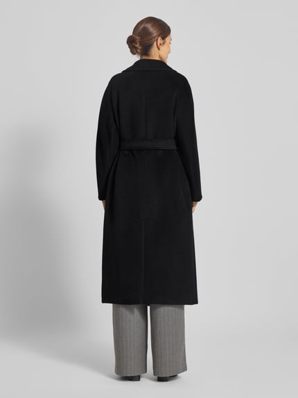 Weekend Max Mara Regular Fit Mantel aus Woll-Alpaka-Mix mit Mohair-Anteil Modell 'TEMPERA' Black 5