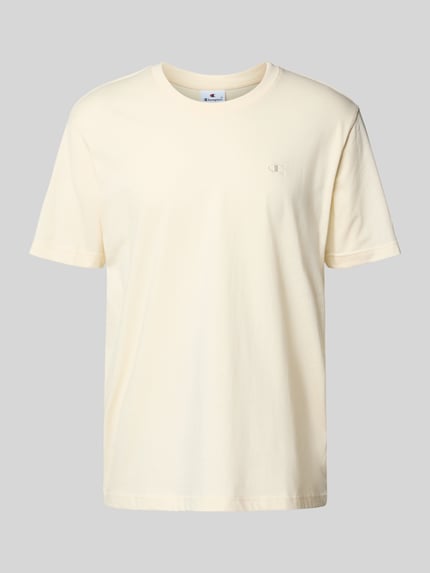 Champion T-Shirt mit Logo-Stitching Modell 'ICONS' Offwhite 2