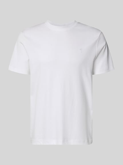 modern fit t-shirt van zuiver katoen model 'Priamo' Shop The Look MANNEQUINE