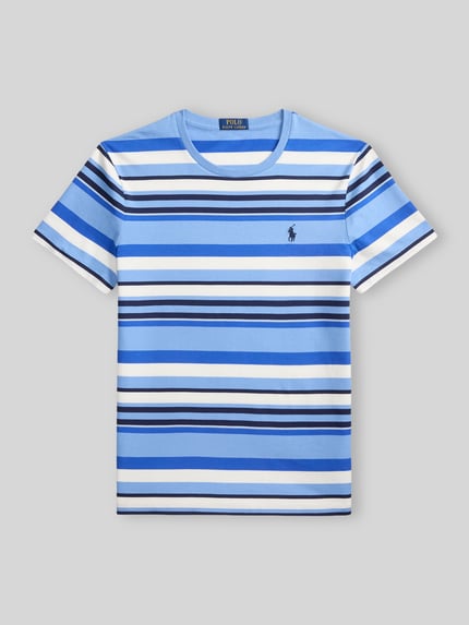 Polo Ralph Lauren męski t-shirt o kroju regular fit z czystej bawełny Jasnoniebieski 2
