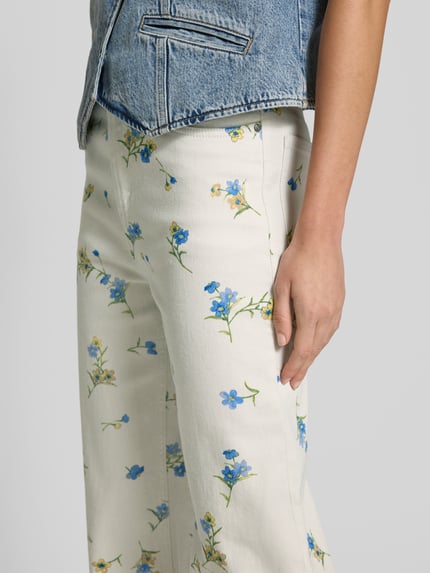 Jake*s Casual Jeansy z prostą nogawką i 5 kieszeniami Écru 3