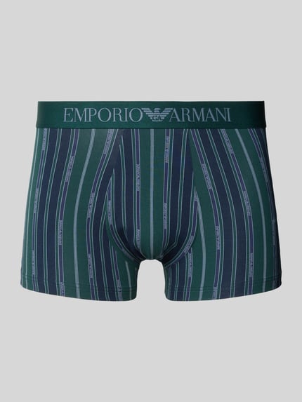 Emporio Armani Trunks mit elastischem Logo-Bund Lagune 1