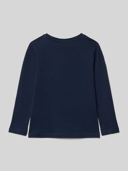 s.Oliver RED LABEL Regular fit shirt met lange mouwen van puur katoen Marineblauw - 3