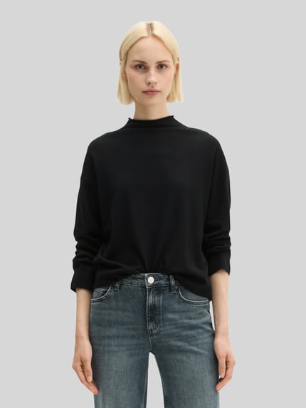 Marc O'Polo Turtleneck mit Mock Neck Black 4