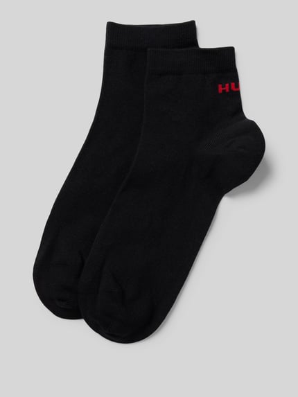 HUGO Strümpfe mit Label-Print im 2er-Pack Black 1